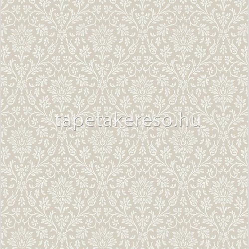 Graham & Brown Laura Ashley vol.1 vlies anyagú homok, fehér színű indamintás romantikus tapéta