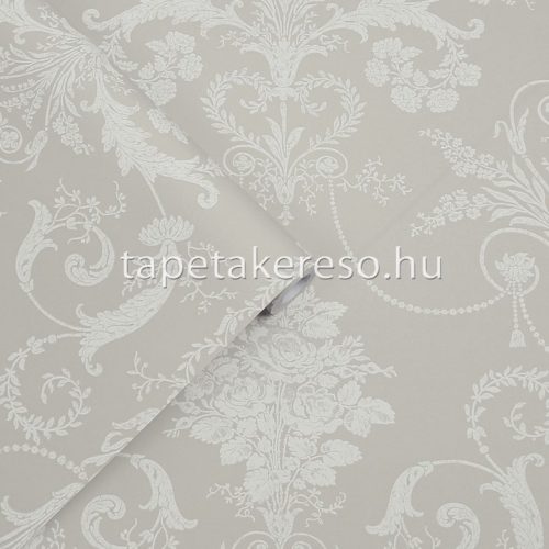 Graham & Brown Laura Ashley vol.1 vlies anyagú szürke, fehér színű indamintás romantikus tapéta