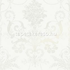   Graham & Brown Laura Ashley vol.1 vlies anyagú fehér, gyöngyház színű indamintás romantikus tapéta