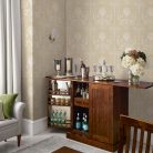 Graham & Brown Laura Ashley vol.1 vlies anyagú beige, fehér színű indamintás romantikus tapéta