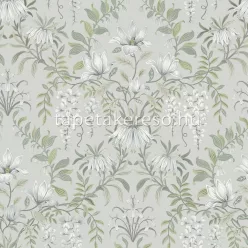   Graham & Brown Laura Ashley vol.1 vlies anyagú zöld, szürke színű virágos romantikus tapéta