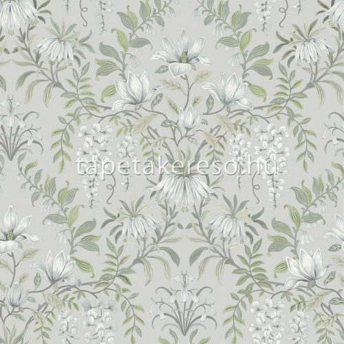 Graham & Brown Laura Ashley vol.1 vlies anyagú zöld, szürke színű virágos romantikus tapéta