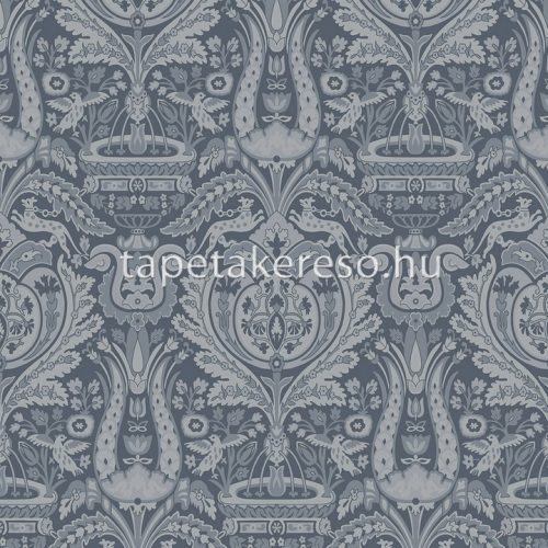 Graham & Brown Laura Ashley vol.1 vlies anyagú kék, szürke színű barokk romantikus tapéta