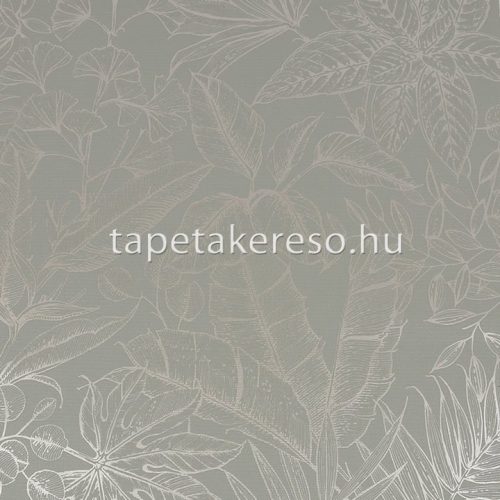 Graham & Brown Opulence vlies, vinyl anyagú zöld, arany, fémes színű leveles modern tapéta
