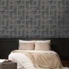Graham & Brown Opulence vlies, vinyl anyagú szürke, beige színű foltos, geometriai modern tapéta