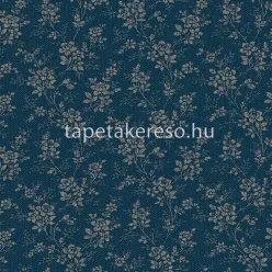   Boras Woodland vlies anyagú kék, beige színű virágos natural tapéta