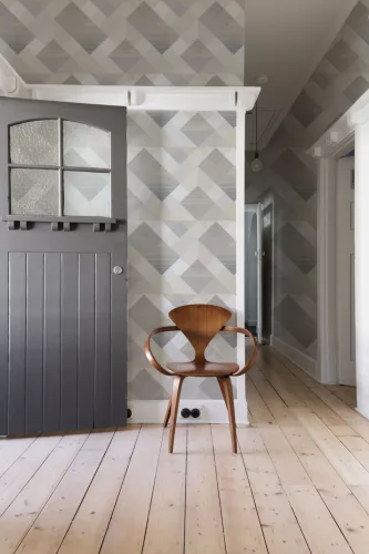 VaVex Vavex 2025 vlies anyagú szürke, beige, arany színű geometriai modern tapéta