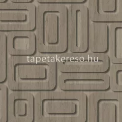   Midbec Elements vlies anyagú szürke, barna színű geometriai, famintás industrial tapéta