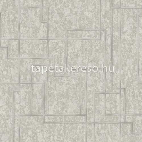 Adawall Octagon vlies, vinyl anyagú szürke, ezüst színű geometriai modern tapéta
