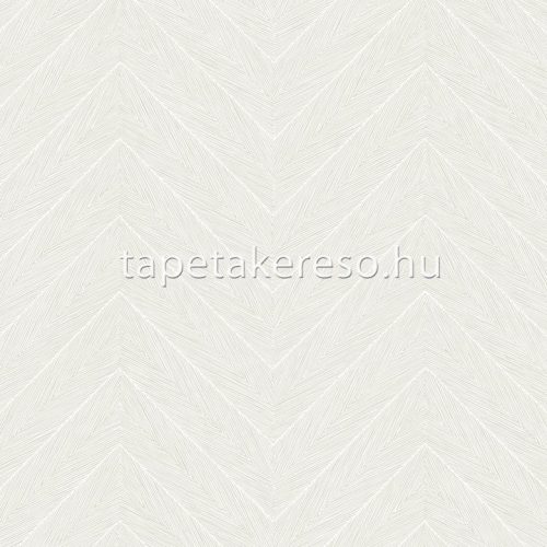 Adawall Octagon vlies, vinyl anyagú fehér, gyöngyház színű chevron, zig-zag modern tapéta