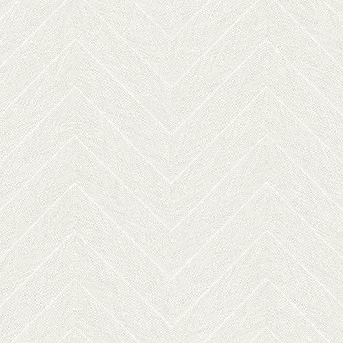 Adawall Octagon vlies, vinyl anyagú fehér, gyöngyház színű chevron, zig-zag modern tapéta