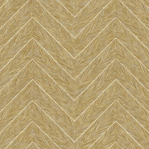 Adawall Octagon vlies, vinyl anyagú arany, barna színű chevron, zig-zag modern tapéta
