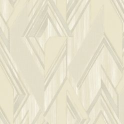   Adawall Octagon vlies, vinyl anyagú fehér, szürke, gyöngyház színű geometriai modern tapéta