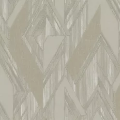   Adawall Octagon vlies, vinyl anyagú szürke, ezüst színű geometriai modern tapéta