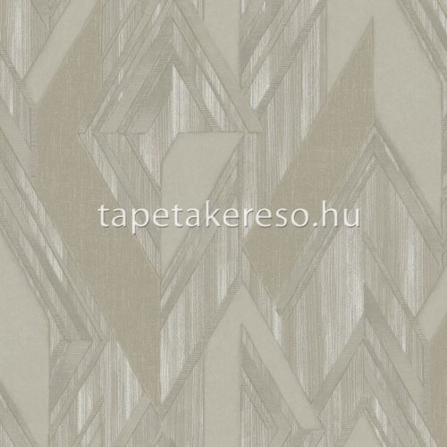 Adawall Octagon vlies, vinyl anyagú szürke, ezüst színű geometriai modern tapéta