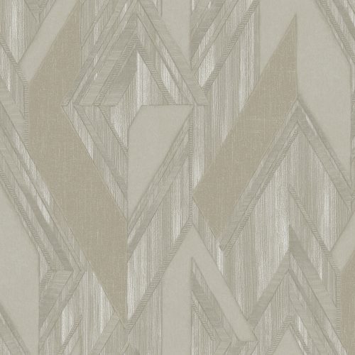 Adawall Octagon vlies, vinyl anyagú szürke, ezüst színű geometriai modern tapéta
