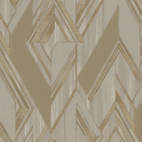 Adawall Octagon vlies, vinyl anyagú szürke, barna, gyöngyház színű textilhatású, egyszínű modern tapéta