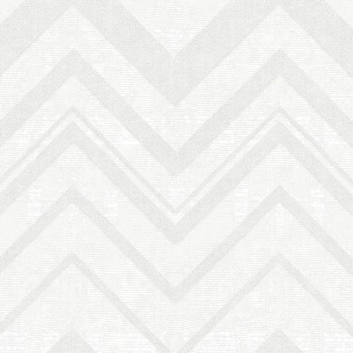 Adawall Octagon vlies, vinyl anyagú fehér, csillámos színű chevron, zig-zag modern tapéta