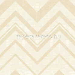   Adawall Octagon vlies, vinyl anyagú fehér, arany, csillámos színű chevron, zig-zag modern tapéta