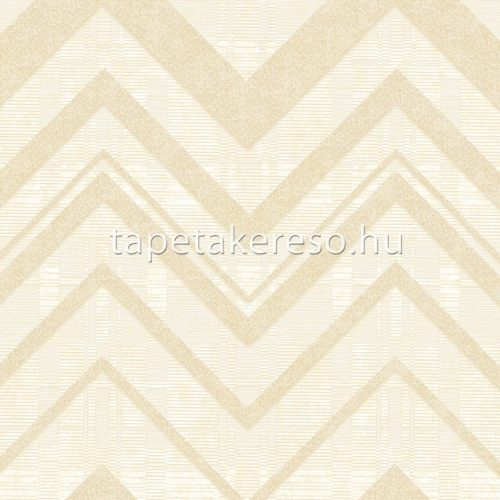 Adawall Octagon vlies, vinyl anyagú fehér, arany, csillámos színű chevron, zig-zag modern tapéta