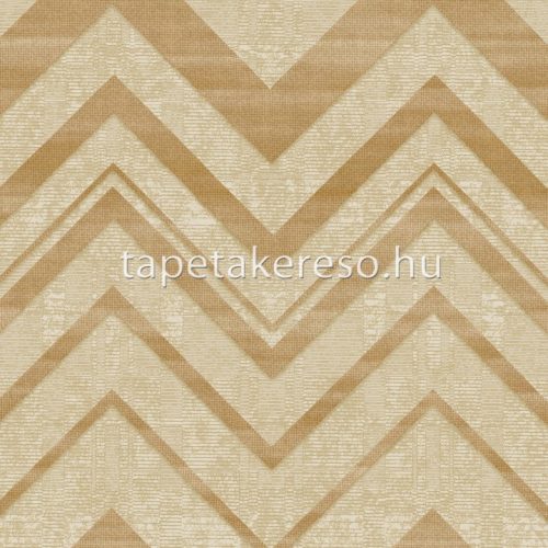 Adawall Octagon vlies, vinyl anyagú beige, arany, csillámos színű chevron, zig-zag modern tapéta