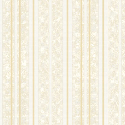 Adawall Octagon vlies, vinyl anyagú fehér, arany, csillámos színű csíkos, geometriai modern tapéta