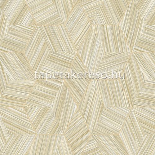 Adawall Octagon vlies, vinyl anyagú barna, szürke, gyöngyház színű vonalas, geometriai modern tapéta
