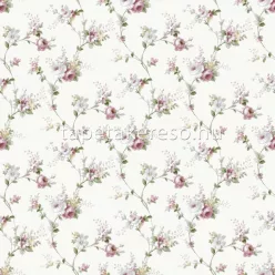   Parato Fiori Country 8 vlies anyagú fehér, sárga, zöld, mályva színű virágos romantikus tapéta