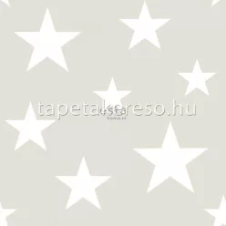   Esta Bandits vlies anyagú szürke, fehér színű csillagos gyerek tapéta