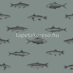   ESTA Regatta Crew vlies anyagú zöld, fekete színű halas ifjúsági tapéta