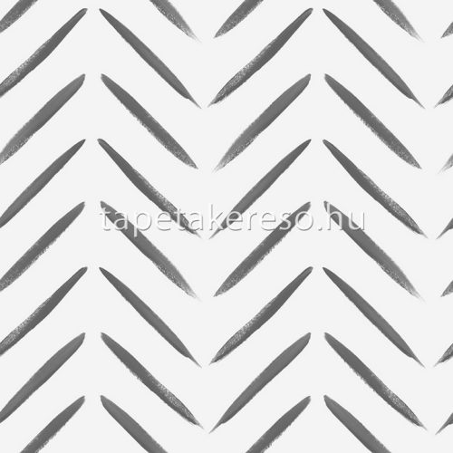 Holden Imaginarium 2 papír anyagú fehér, fekete színű chevron modern tapéta