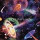 Holden Dream Catcher papír anyagú fekete, lila, piros, zöld, kék, sárga színű galaxis gyerek tapéta