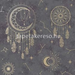   Holden Dream Catcher papír anyagú fekete, arany színű álomfogó gyerek tapéta