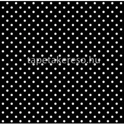   Esta Black & White vlies anyagú fekete, fehér színű pöttyös modern tapéta