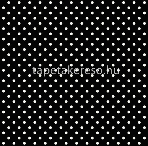 Esta Black & White vlies anyagú fekete, fehér színű pöttyös modern tapéta