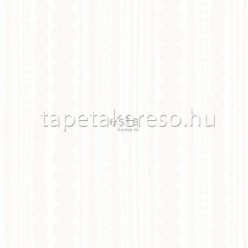   Esta FAB vlies anyagú fehér, gyöngyház színű csíkos, geometriai modern tapéta