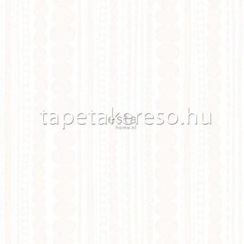 Esta FAB vlies anyagú fehér, gyöngyház színű csíkos, geometriai modern tapéta