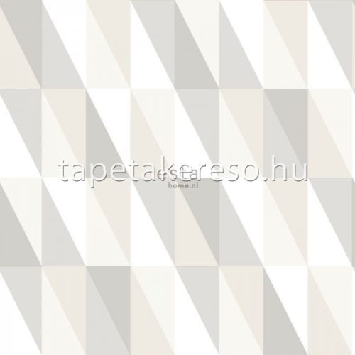 Esta Bandits vlies anyagú fehér, szürke színű geometriai gyerek tapéta