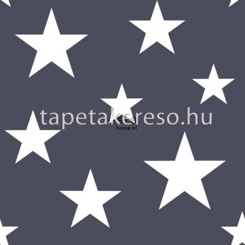 Esta Bandits vlies anyagú fekete, fehér színű csillagos gyerek tapéta