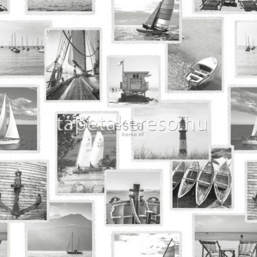 ESTA Regatta Crew vlies anyagú fehér, szürke színű tenger, sport ifjúsági tapéta