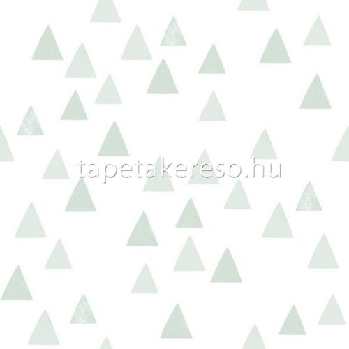 Esta Let's play vlies anyagú zöld, fehér színű geometriai gyerek tapéta