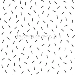   Esta Black & White vlies anyagú fehér, fekete színű geometriai modern tapéta