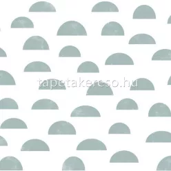   Esta Let's play vlies anyagú fehér, zöld színű geometriai gyerek tapéta