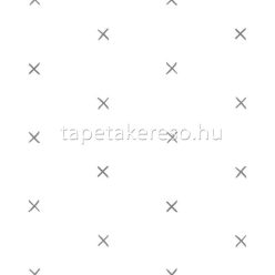   Esta Let's play vlies anyagú fehér, fekete színű vonalas gyerek tapéta