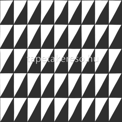 Esta Black & White vlies anyagú fehér, fekete színű geometriai modern tapéta