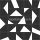 Esta Black & White vlies anyagú fekete, fehér színű geometriai modern tapéta