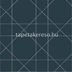   Esta Scandi Cool vlies anyagú kék, fehér színű geometriai modern tapéta