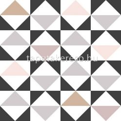   Esta Scandi Cool vlies anyagú fehér, szürke, mályva, fekete színű geometriai modern tapéta