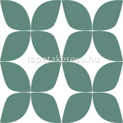   Esta Scandi Cool vlies anyagú fehér, zöld színű geometriai modern tapéta
