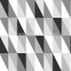 Esta Black & White vlies anyagú fekete, fehér, szürke színű geometriai modern tapéta